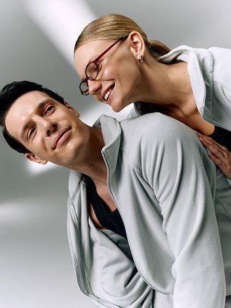 Куртка флисовая унисекс Fliska, светло-серая, размер XL/2XL