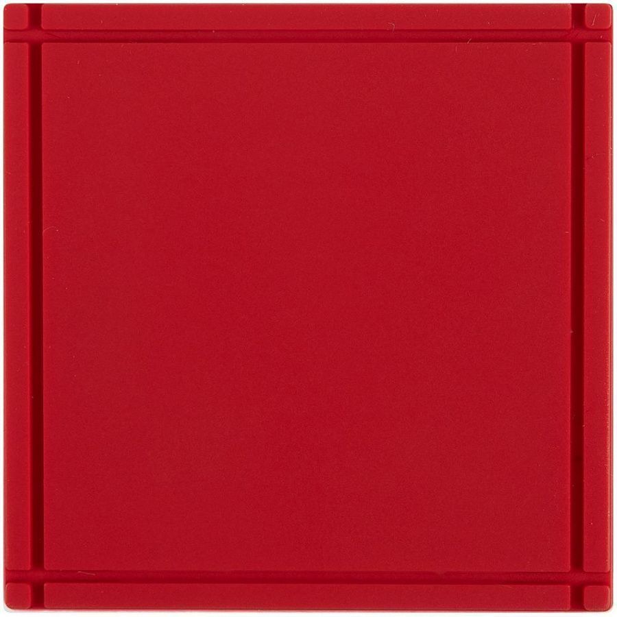 Лейбл из ПВХ Dzeta, L, красный