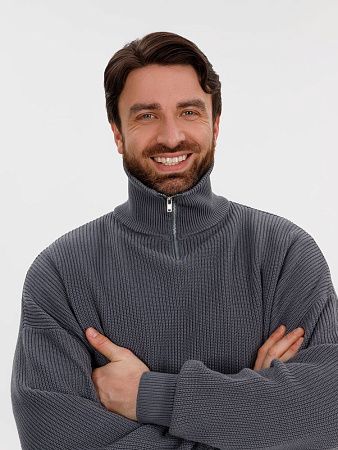 Джемпер Siluetti Birne, серый, размер L/XL