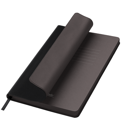 Ежедневник Latte soft touch недатированный, черный