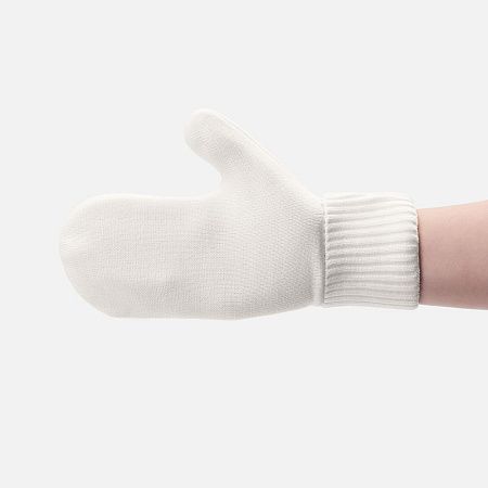 Варежки Yong, белые, размер S/M