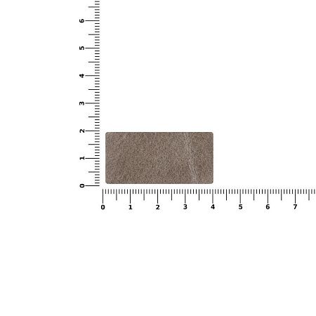 Лейбл кожаный Pasek, XS, серый