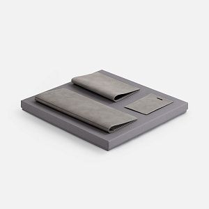 Набор Nubuk Trio, серый