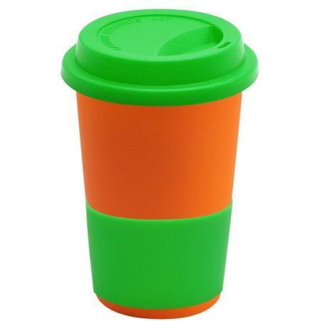 Кружка Magic To Go, оранжевый/зелёный