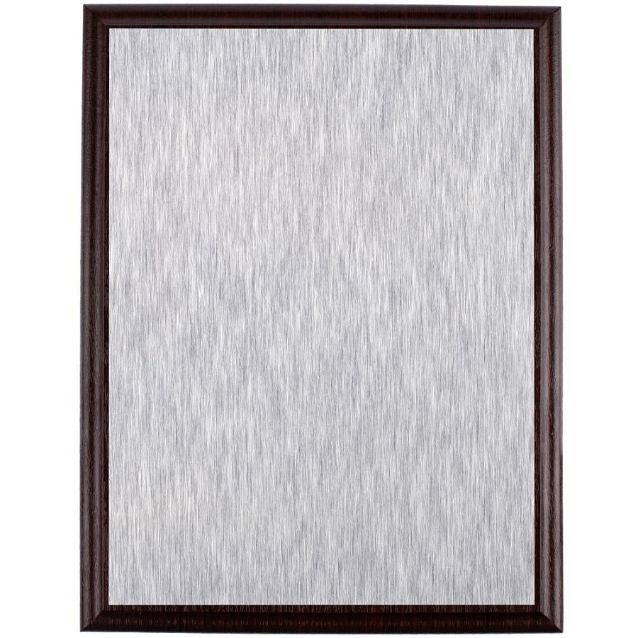 Плакетка Plaque, большая, вишня с серебристой пластиной