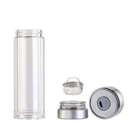 Заварочный термос "Press" 400 мл, серебристый