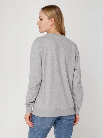 Толстовка Unit Toima, серый меланж, размер XS v2