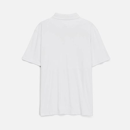 Рубашка поло унисекс Senti, белая, размер XL