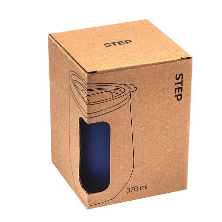 Термокружка (кофер) STEP SOFT 370мл Темно-синяя 6300.14