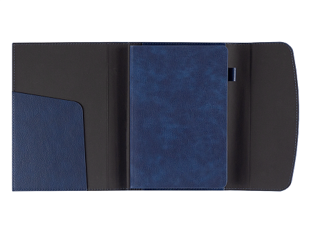 Ежедневник в суперобложке Country Bergamo Romanee A5+ темно-синий, недатированный, в твердой обложке