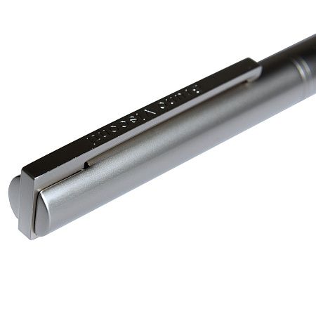 РУЧКА  "BERGAMO" ШАРИКОВАЯ АВТОМАТИЧЕСКАЯ, МЕТАЛЛИЧЕСКИЙ КОРПУС СЕРЕБРЯНЫЙ 0.7 ММ, СИНЯЯ