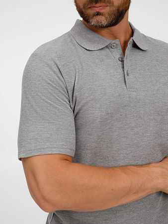 Рубашка поло унисекс Tervise, серый меланж, размер XXL