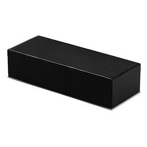 Футляр для одной или двух ручек Pencase Emotion Duo, бумажный, черный с серебристым элементом