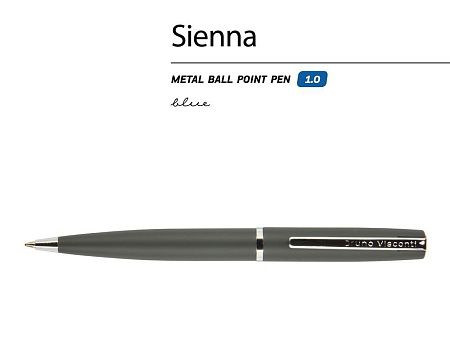 Ручка металлическая шариковая «Sienna», софт-тач