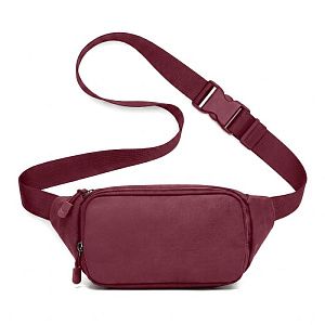 Сумка поясная 124, Бордовый,  (66)  (ONE SIZE)