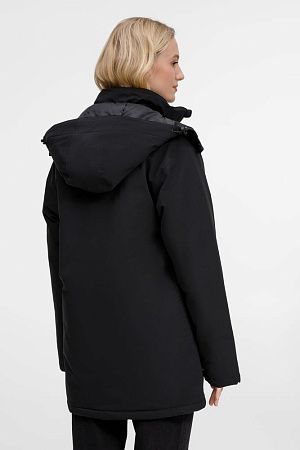 Куртка-парка унисекс Sfera, черная, размер L