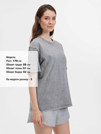 Футболка унисекс Berwi, серая, размер 3XL
