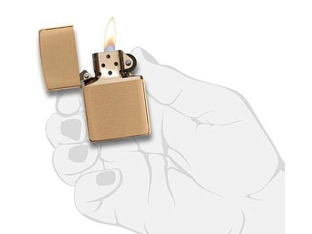 Зажигалка ZIPPO с покрытием Brushed Brass