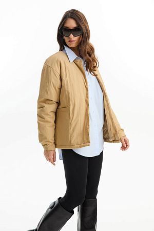 Куртка унисекс Veter, бежевая, размер M/L