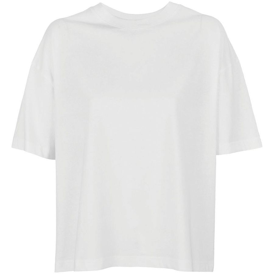 Футболка оверсайз женская Boxy Women, черная под нанесение