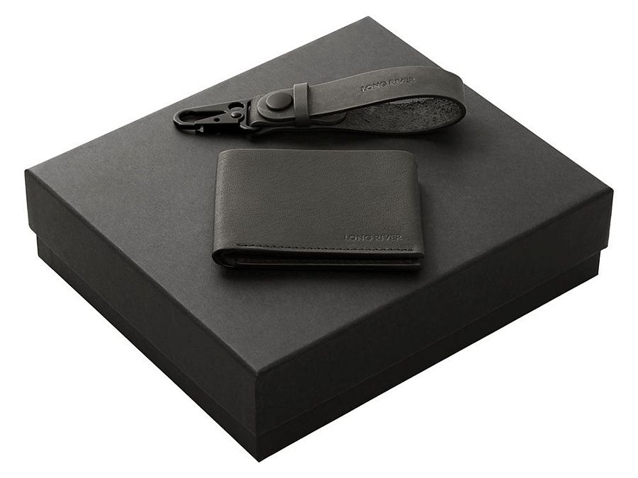 Подарочный набор Long River: кошелек, ремешок для ключей