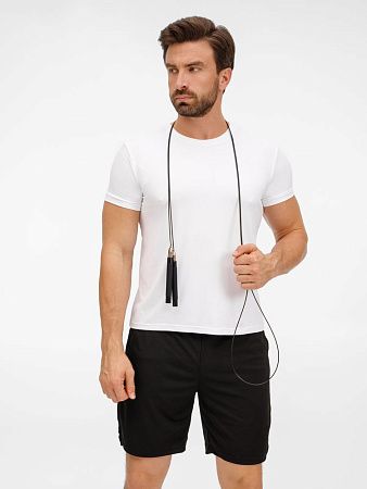 Скоростная скакалка Profi Comfi, черная