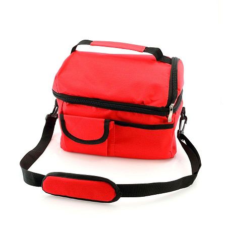 Термосумка BEMEL, красный, 25 x 24 x 15 см, полиэстер 600D