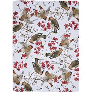 Флисовый плед Winter Bird