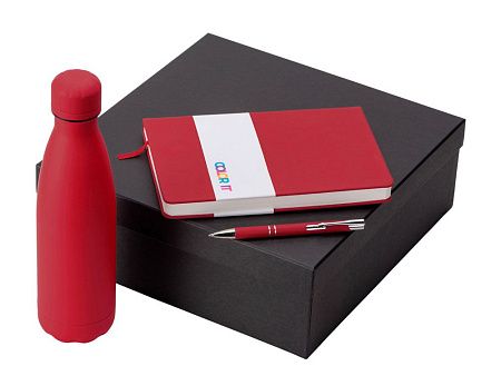 Подарочный набор "Color it" с блокнотом, металлической ручкой и термобутылкой