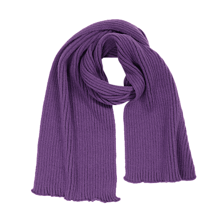 Шарф Forges вязаный, фиолетовый