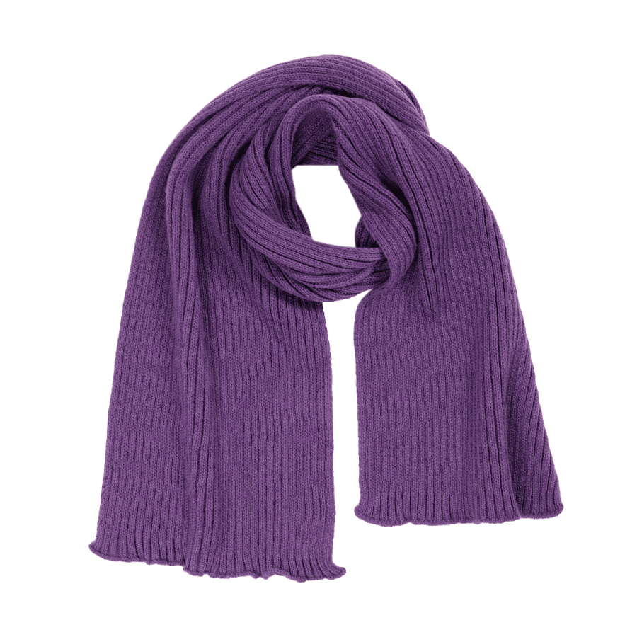 Шарф Forges вязаный, фиолетовый