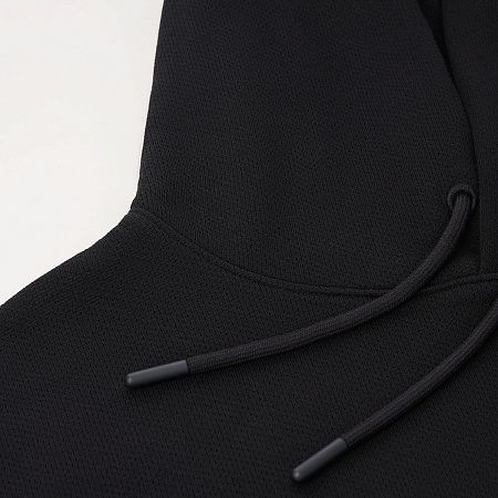 Худи релакс унисекс Баланс (Balance), с начесом, черный, размер XS/S