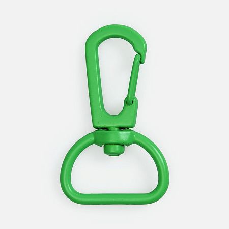 Застежка-карабин Snap Hook, M, зеленый неон