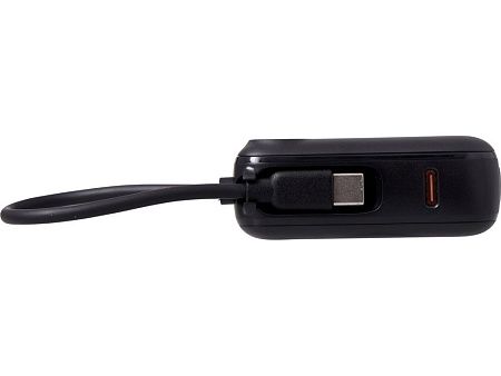 Внешний аккумулятор со встроенным кабелем «Liri», QC/PD, 10000 мАч