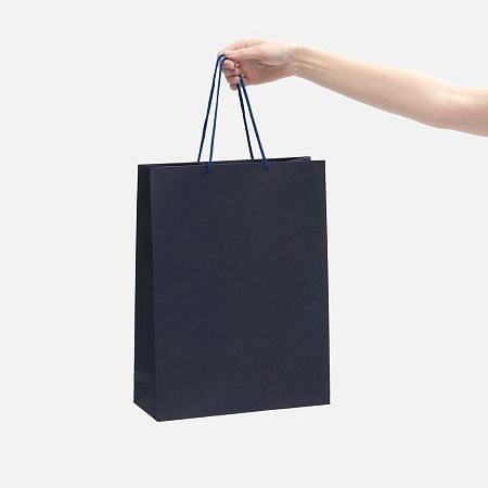 Пакет бумажный Porta XL, темно-синий