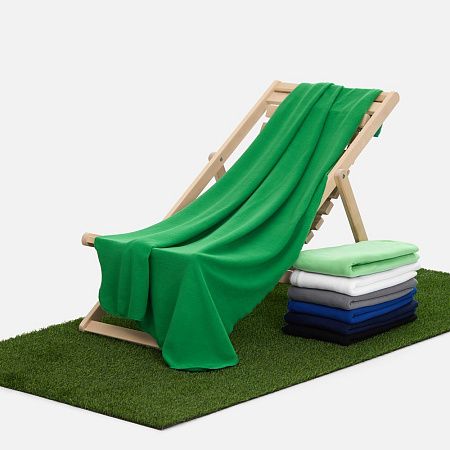 Флисовый плед Warm&Peace, зеленый