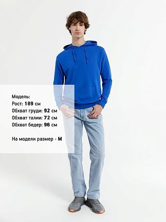 Худи унисекс Westray, синее, размер 3XL