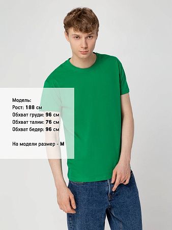 Футболка унисекс Regent 150, ярко-зеленая, размер L
