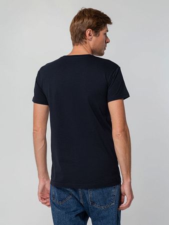 Футболка унисекс T-bolka 140, темно-синяя, размер M