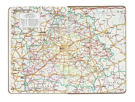 Ежедневник Classic Nebraska А5, коричневый, недатированный, в твердой обложке
