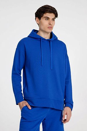 Худи унисекс H2, синее, размер XS/S