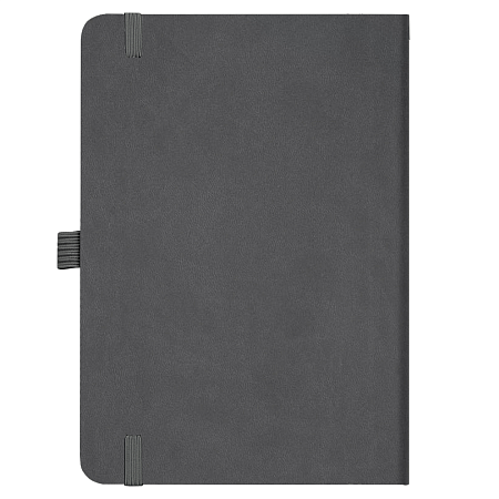 Блокнот Forest  Alfa Polo Latte А5, недатированный, в твердой обложке, с резинкой и петлей для ручки, темно-серый