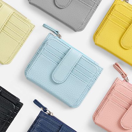 Картхолдер на молнии Unison, серый