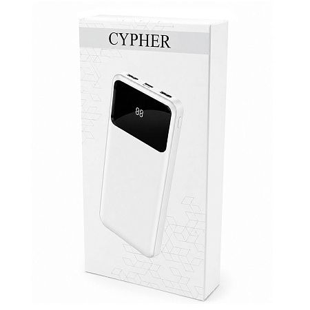 Внешний аккумулятор Cypher 10000 Mah, черный