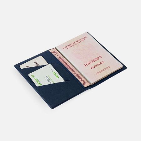 Обложка для паспорта Devon, синяя