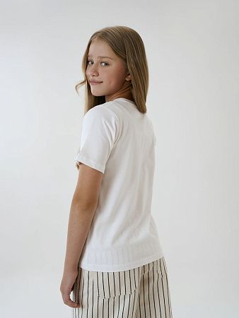 Футболка детская T-Bolka Kids, белая (белоснежная), размер 12 лет (142-152 см)