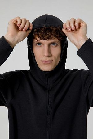 Куртка с капюшоном унисекс Begi, черная, размер M