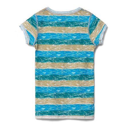 Футболка женская Rayet Lady двусторонняя, голубая с зеленым, размер S