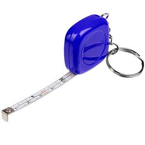 Брелок с рулеткой Metric, синий