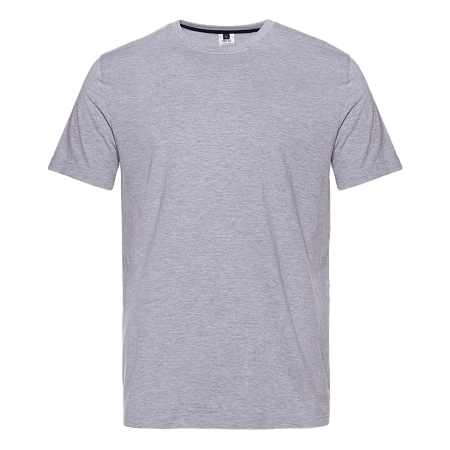 Футболка унисекс без бокового шва STAN хлопок 160, 02, Серый меланж,  (50/60)  (50/L)